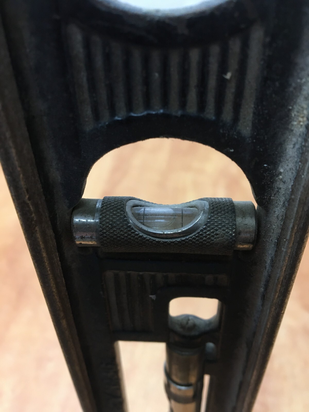 Stanley No. 36 Cast Iron Level 12" Long 3 Vials Vintage