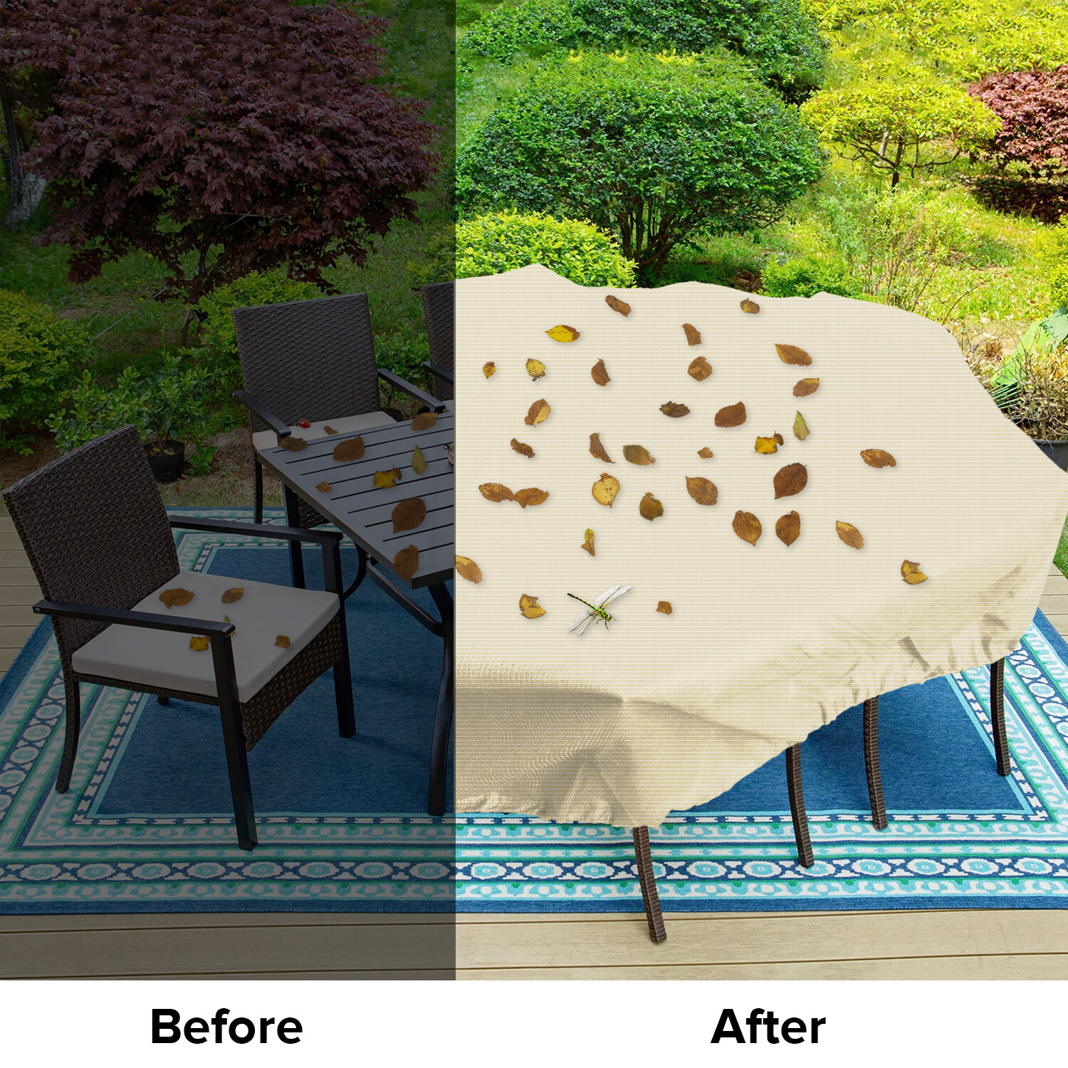 Round Winter Pool Cover Safety Heavy Duty Swimming Cover for Above Ground Pool