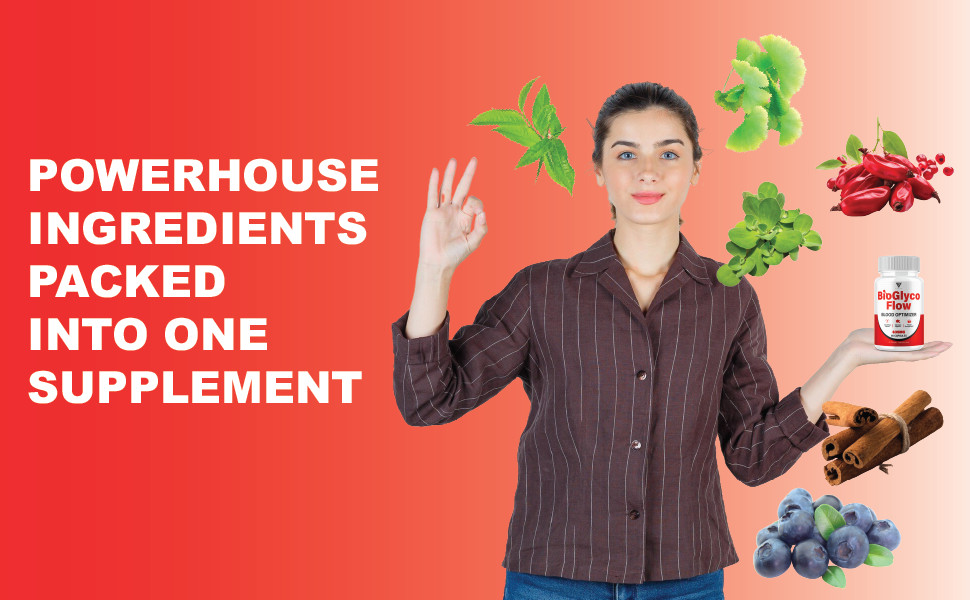 BioGlyco Flow Blood Optimizer, BioGlyco Flow Supplement (60 Capsules)
