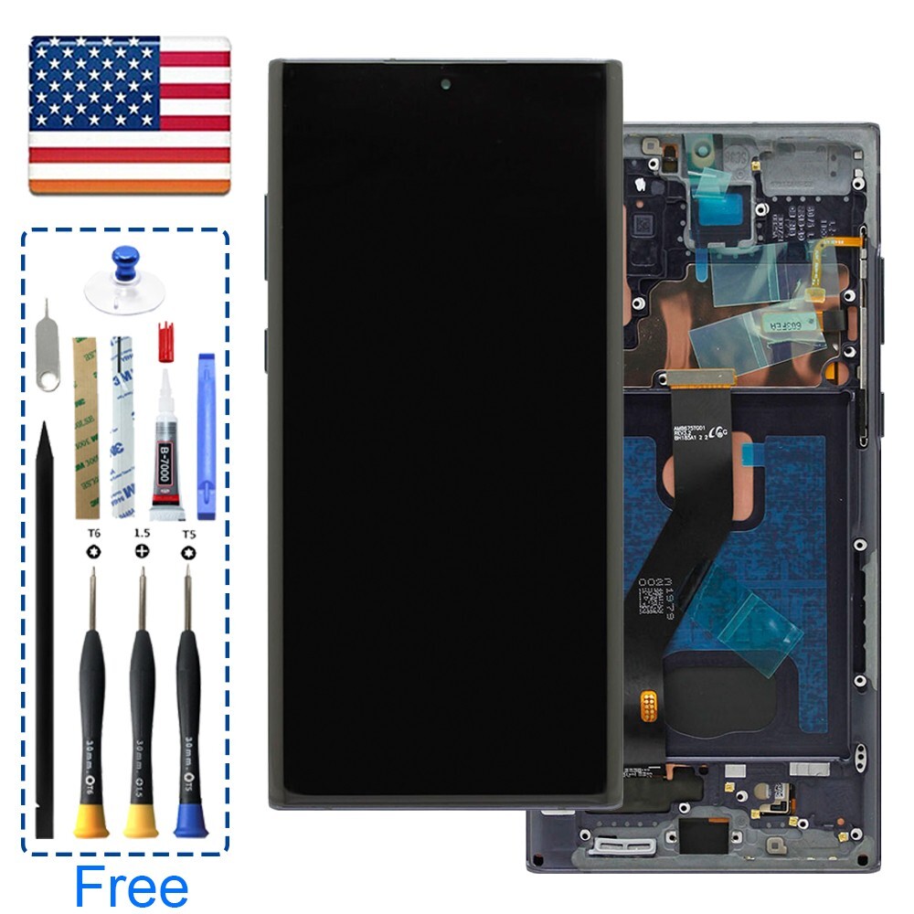 OLED Display Touch Screen Digitizer +Frame For Samsung Galaxy Note 10+ N975U