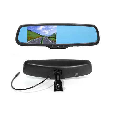 For Ford F250/350 2004-2015 Backup Rear View Mirror Monitor 4.3 Inch Replacement