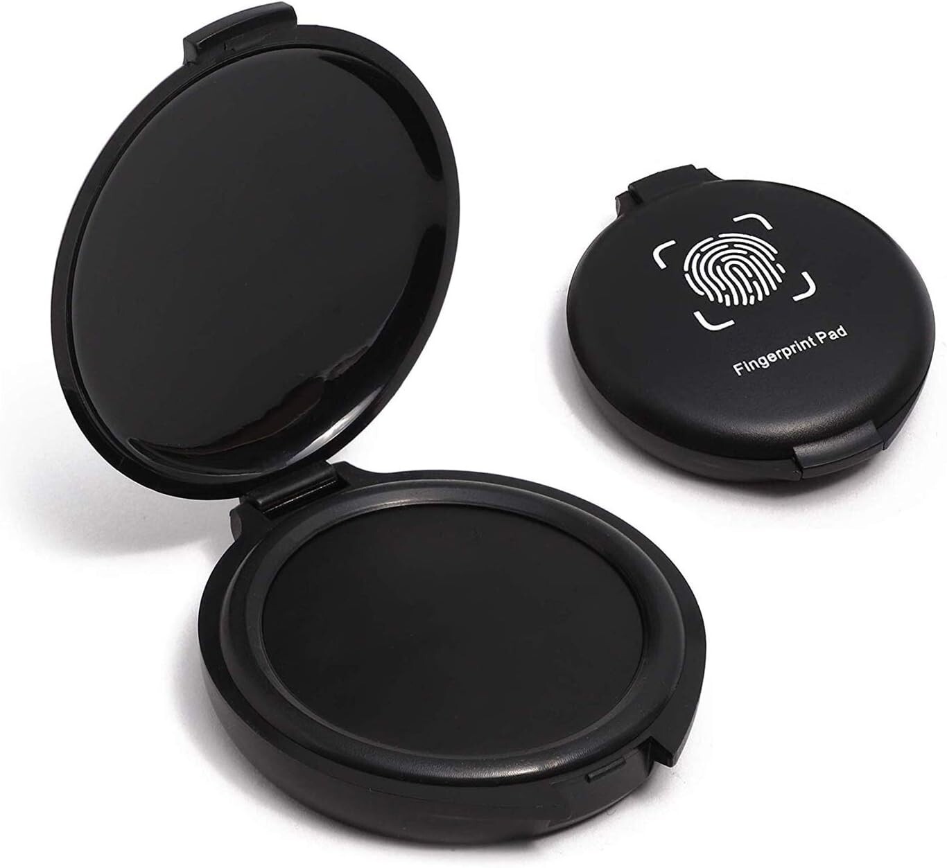 Fingerprint Ink Pad - Thumbprint Ink Pad for Notary Supplies & ID (Pack of 12)