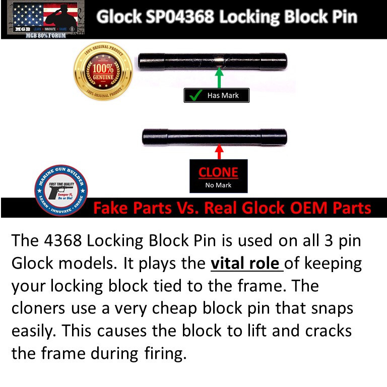 Glock 19 OEM Lower Parts Kit Gen 3 G19 LPK 9mm Genuine Factory Armorer Assembled