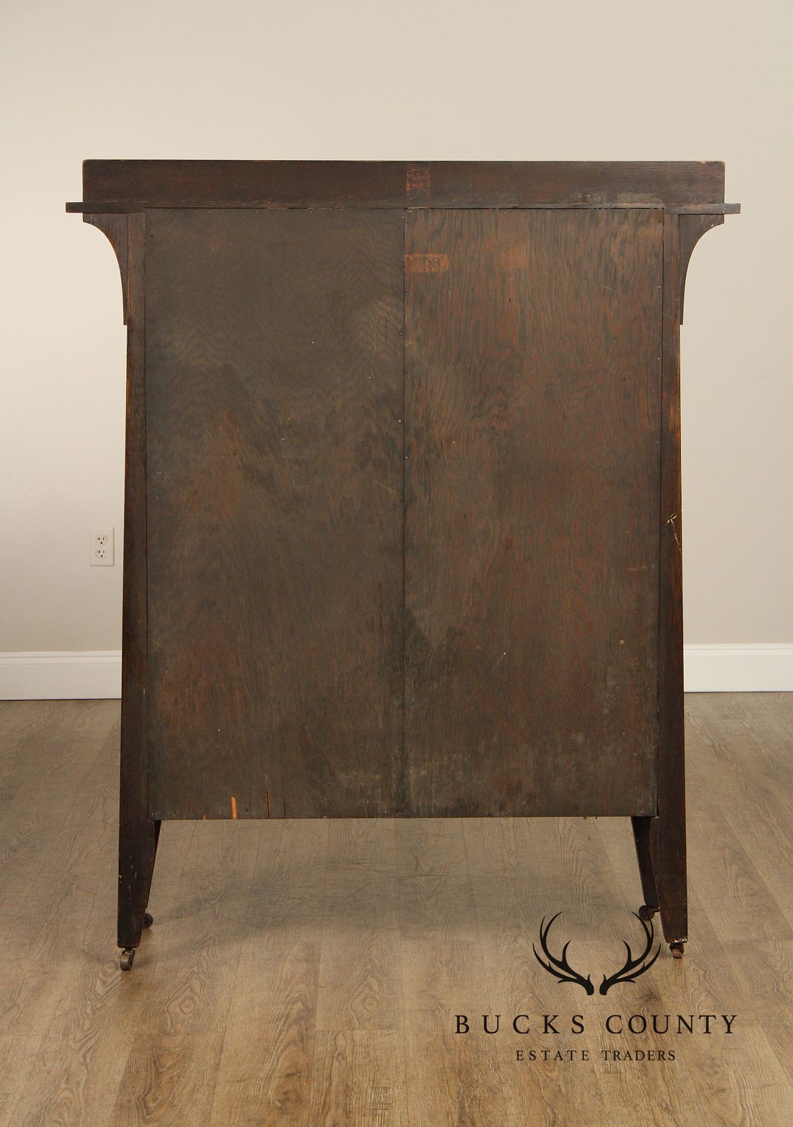 Limbert Antique Mission Oak Arts & Crafts Glass Door Bookcase