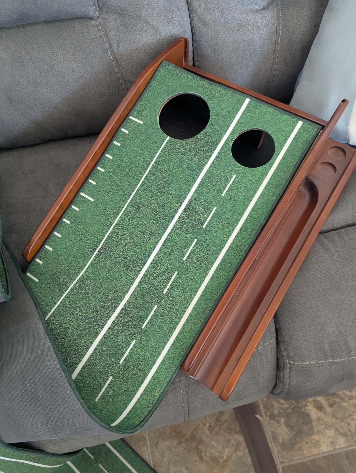 Perfect Practice 15' Heavy Mat Putting Green Simulator Golf