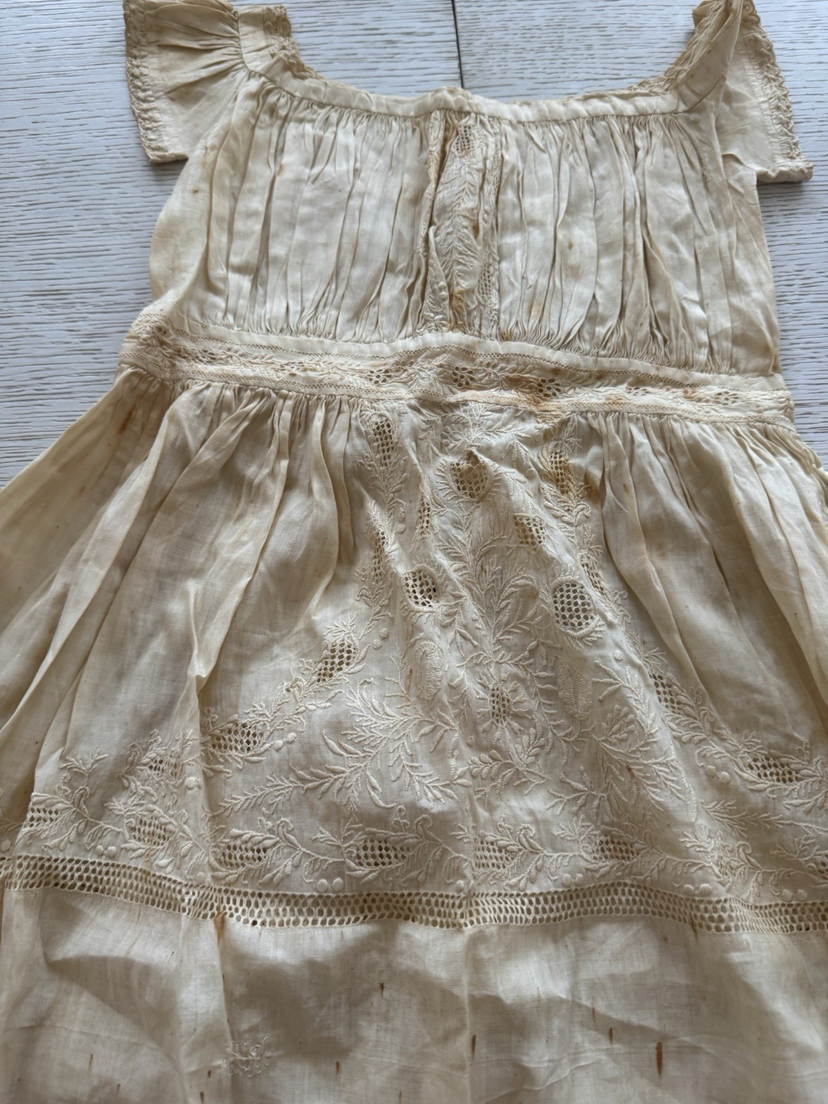 Pre Civil War 2 Childs Baby Dress Early Settler Packers Falls New Hampshire 1817