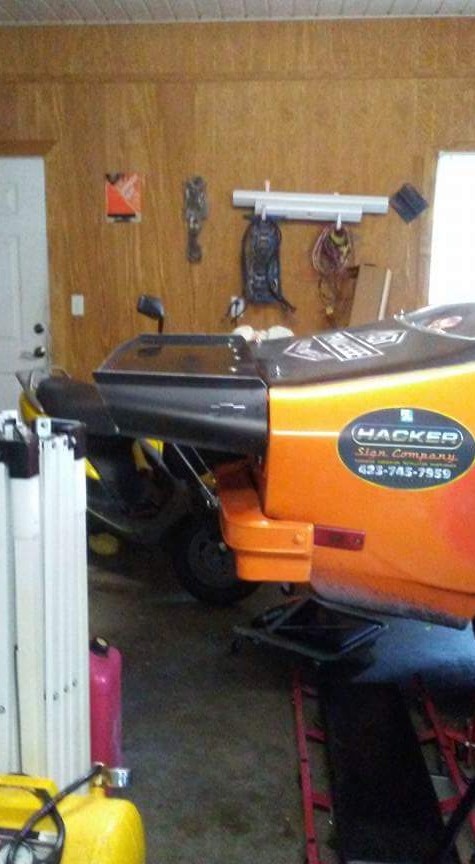 PRO RACING Chevy Vega 71/73 Wing Polished Black Brushed Satin