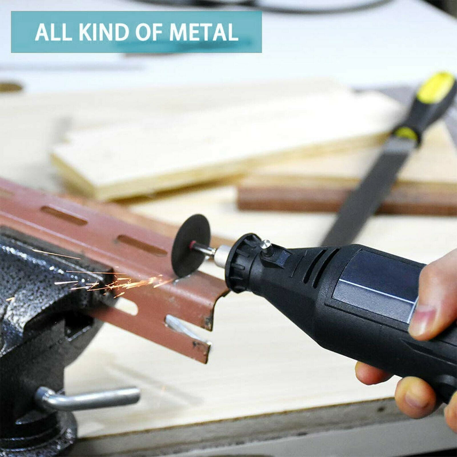 50x Fiberglass Reinforced Dremel Cut Off 1/8" Wheel Rotary Discs +3pc Mandrel