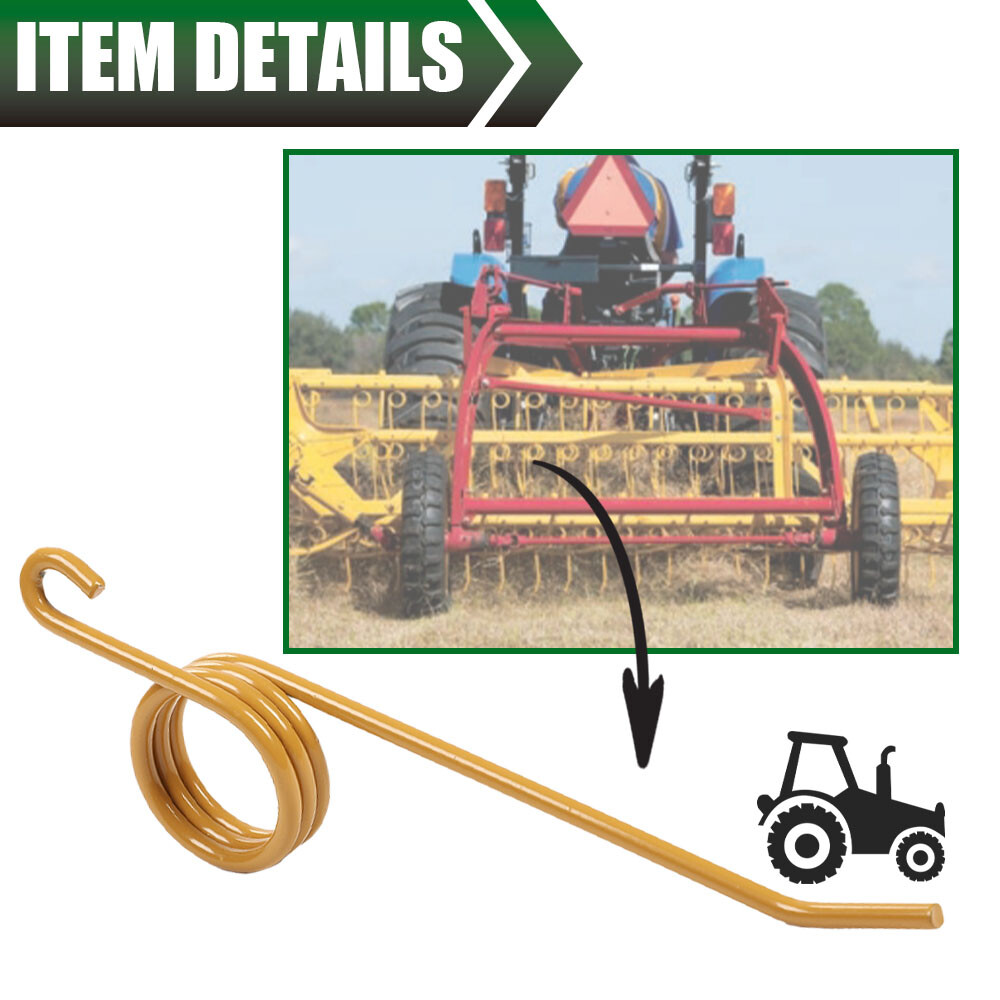 25pcs Hay Rake Teeth Fit For Ford/New Holland Rake 55 56 57 256 258 259 260