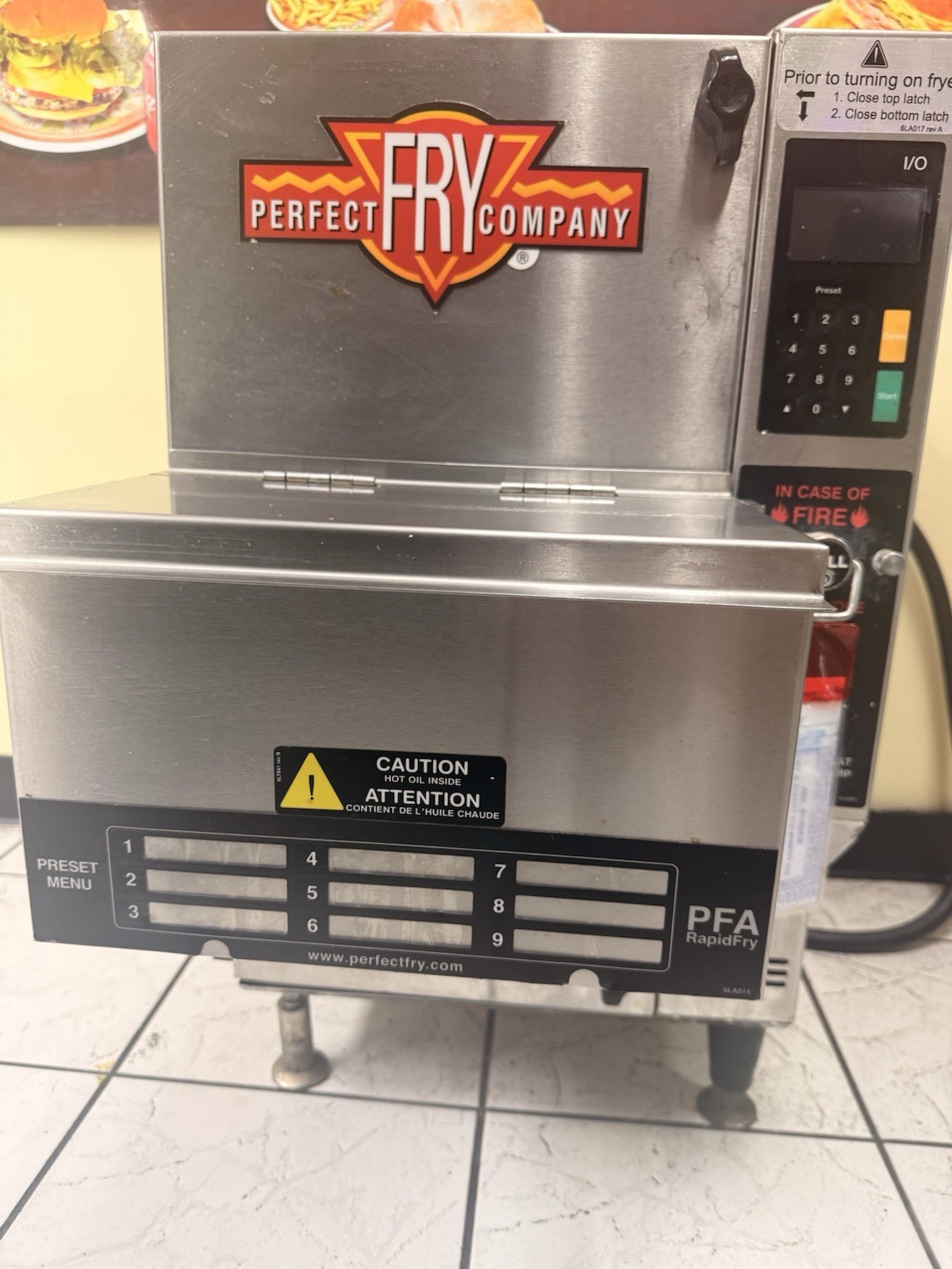 Perfect Fry Company PFA570 Automated Ventless Deep Fryer - Tested And Working!