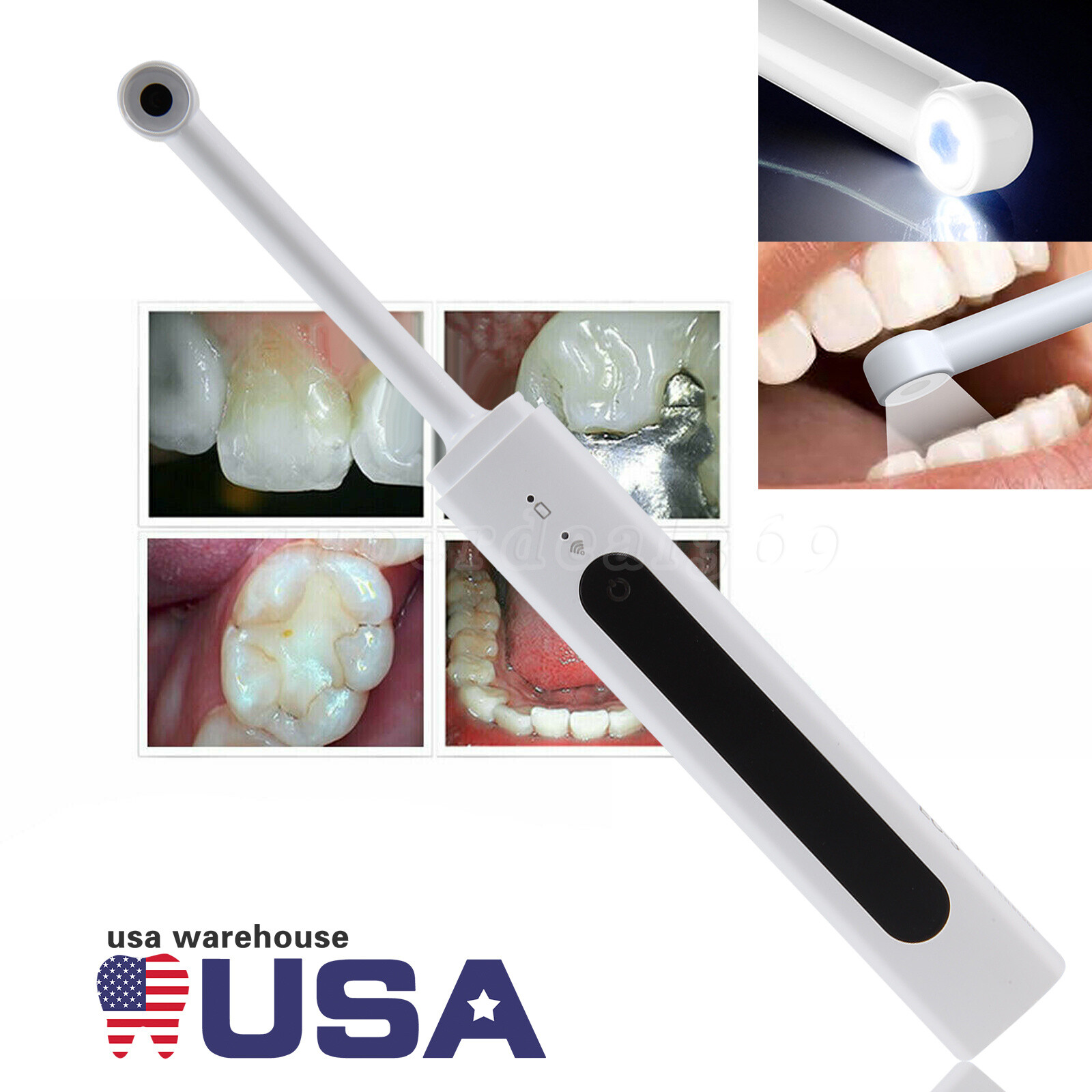 Wireless Oral Dental Intraoral Camera HD 1080p WIFI Endoscope Teeth Mirror ns
