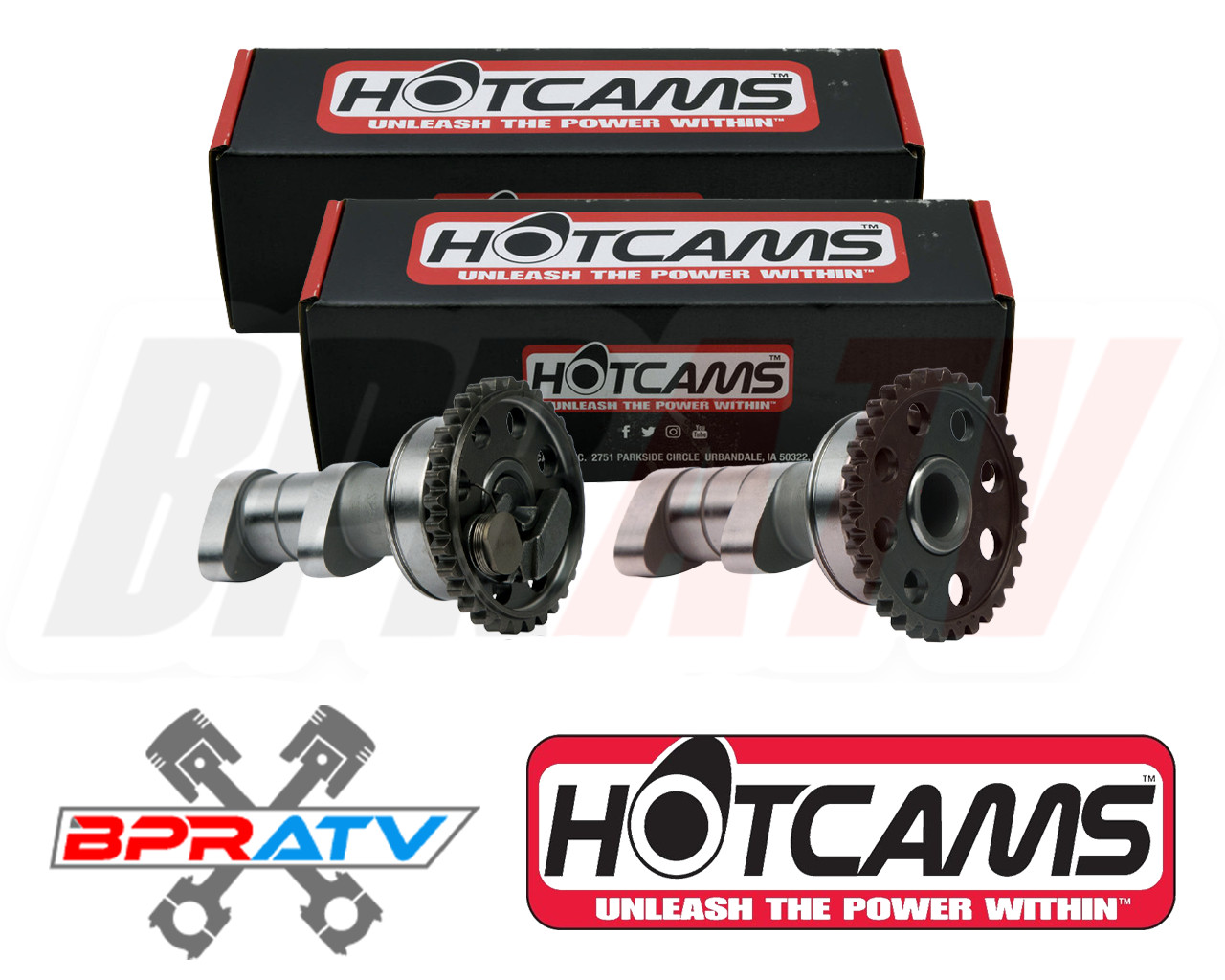 LTZ400 LTZ DRZ400 DR-Z400 QuadSport Hot Cams Hotcams Stage 2 Two Camshafts Chain