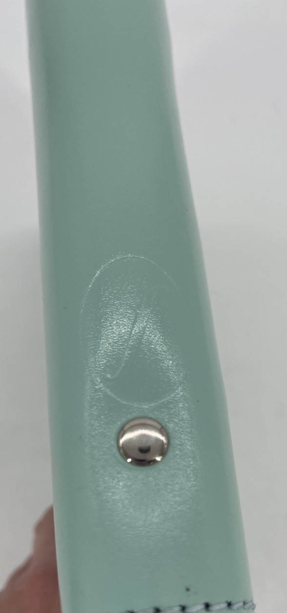 Filofax Original A5 Duck Egg Blue Leather Organizer With Paper Inserts