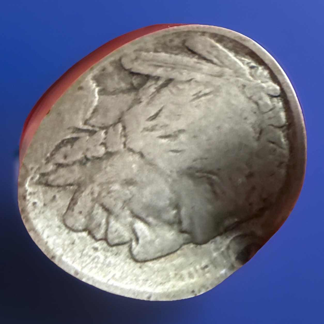 Buffalo Nickel "Shot with a Bullet" Fast Shipping 1138