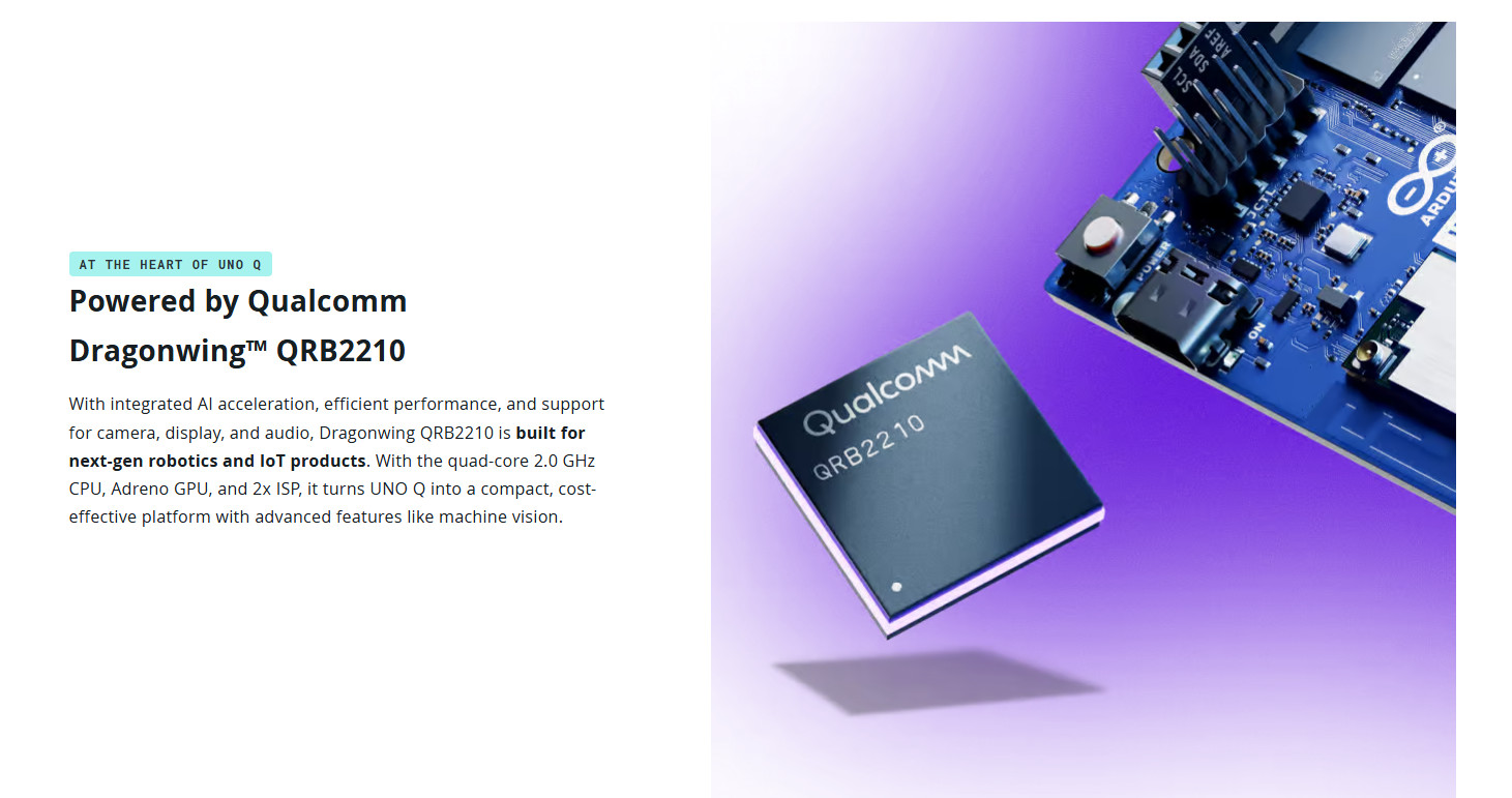 NEW RELEASE | Arduino UNO Q Hybrid Board | 4GB |