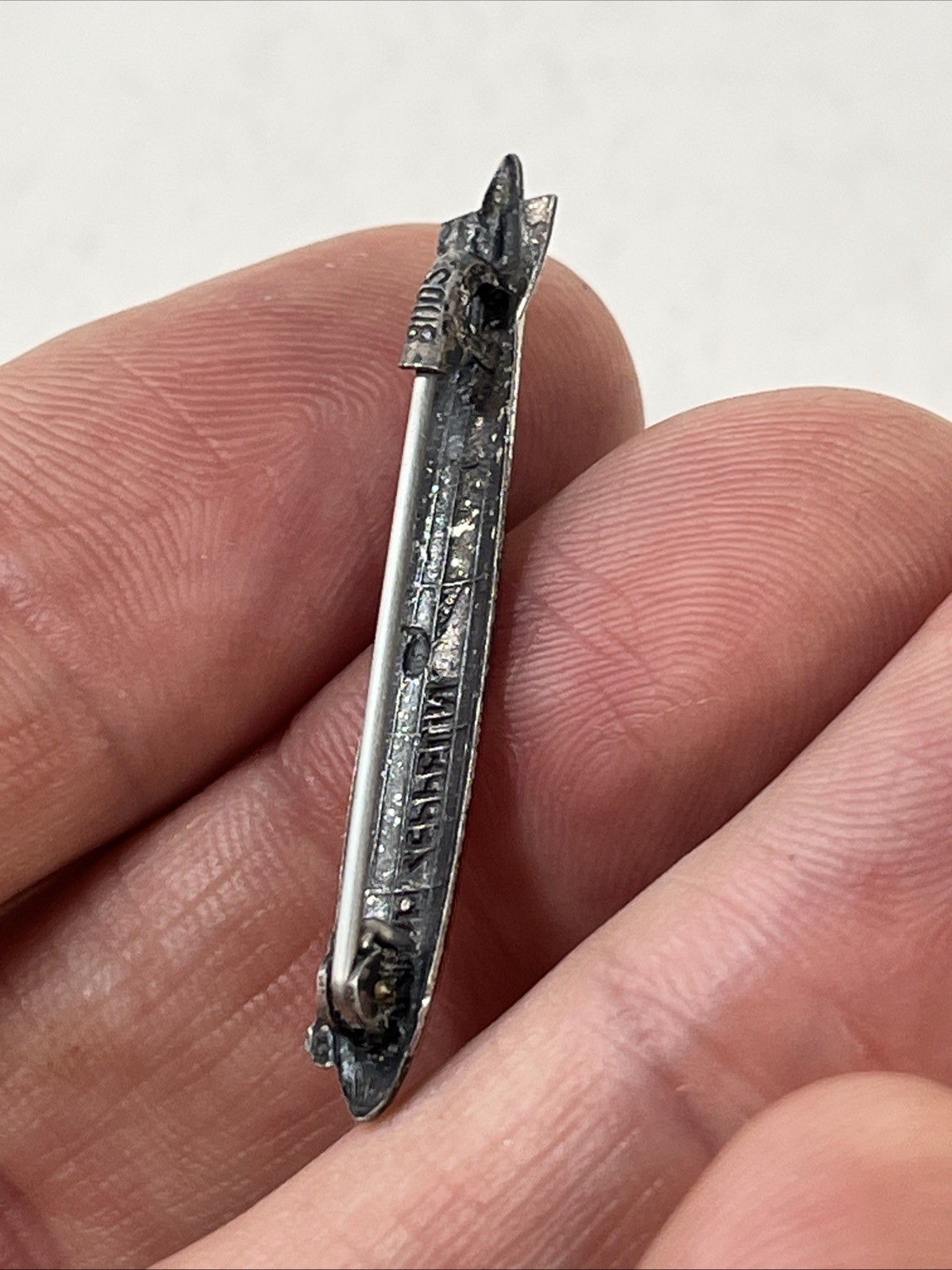 Graf Zeppelin Lapel Pin Vintage Some wear 1.5" long