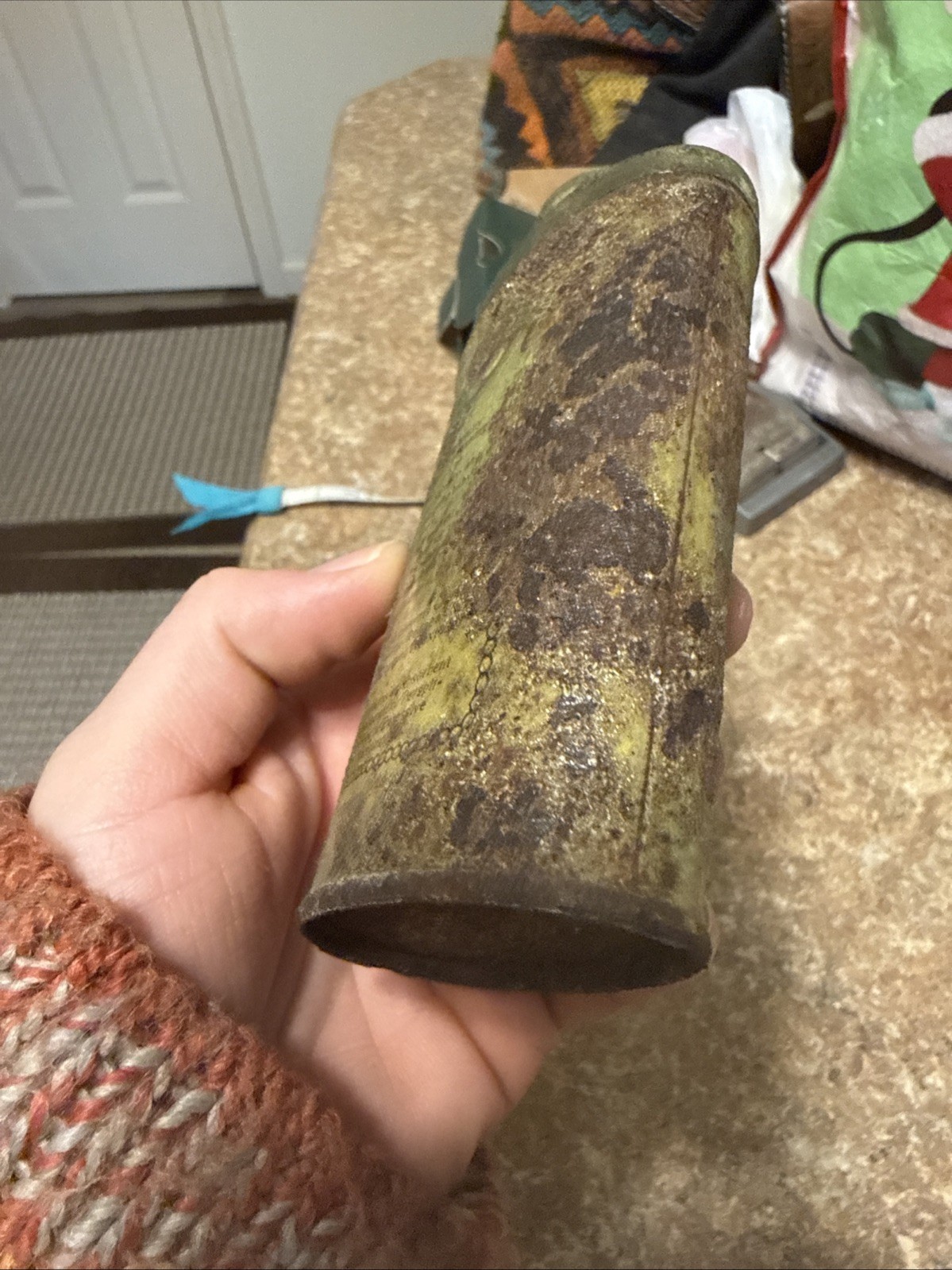 vintage Royale Talcum Powder Tin Violet