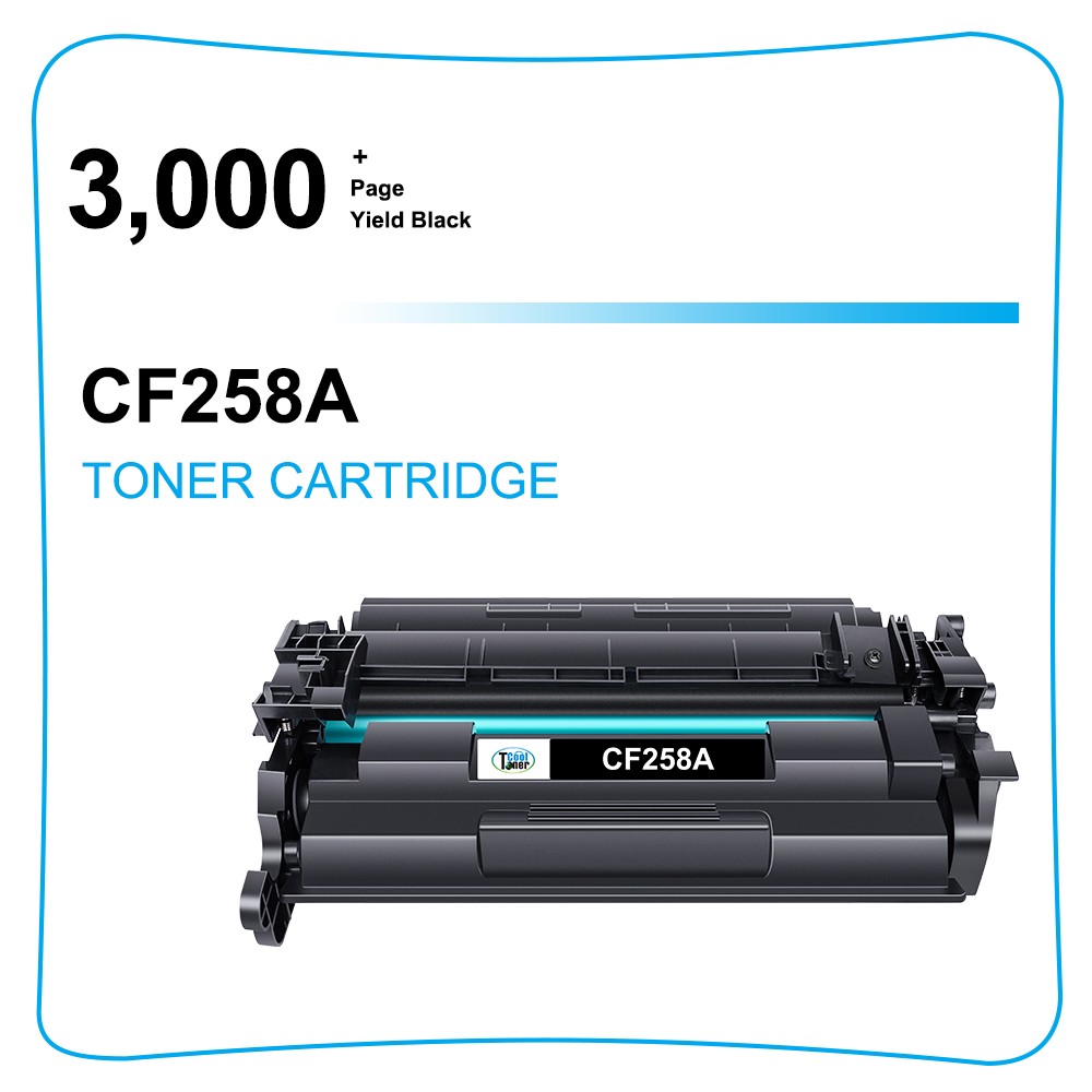1PK CF258A 58A Toner Cartridge For HP LaserJet Pro M404n M404dn M404dw With Chip