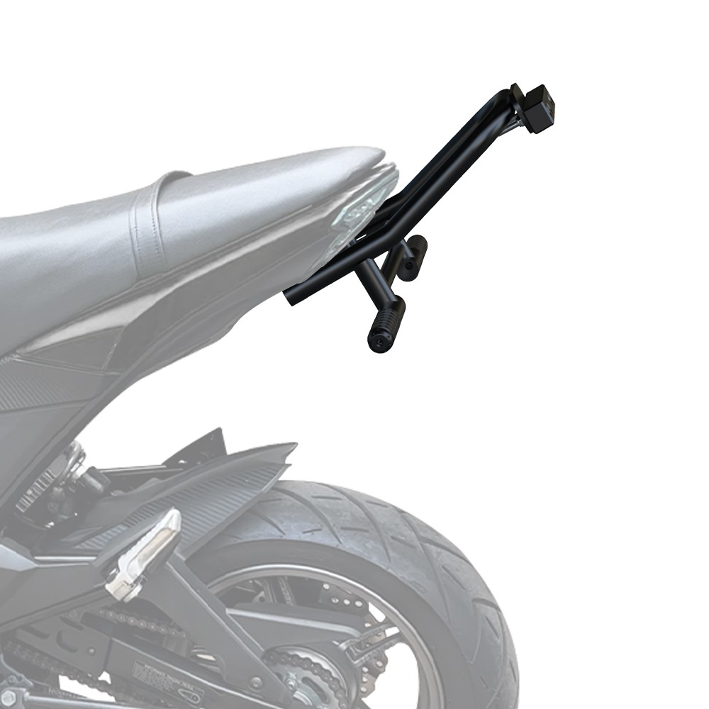 Sub Cage Pegs With Scrape Bar Stunt Parts Black Fit For Kawasaki Z125 2017-2024