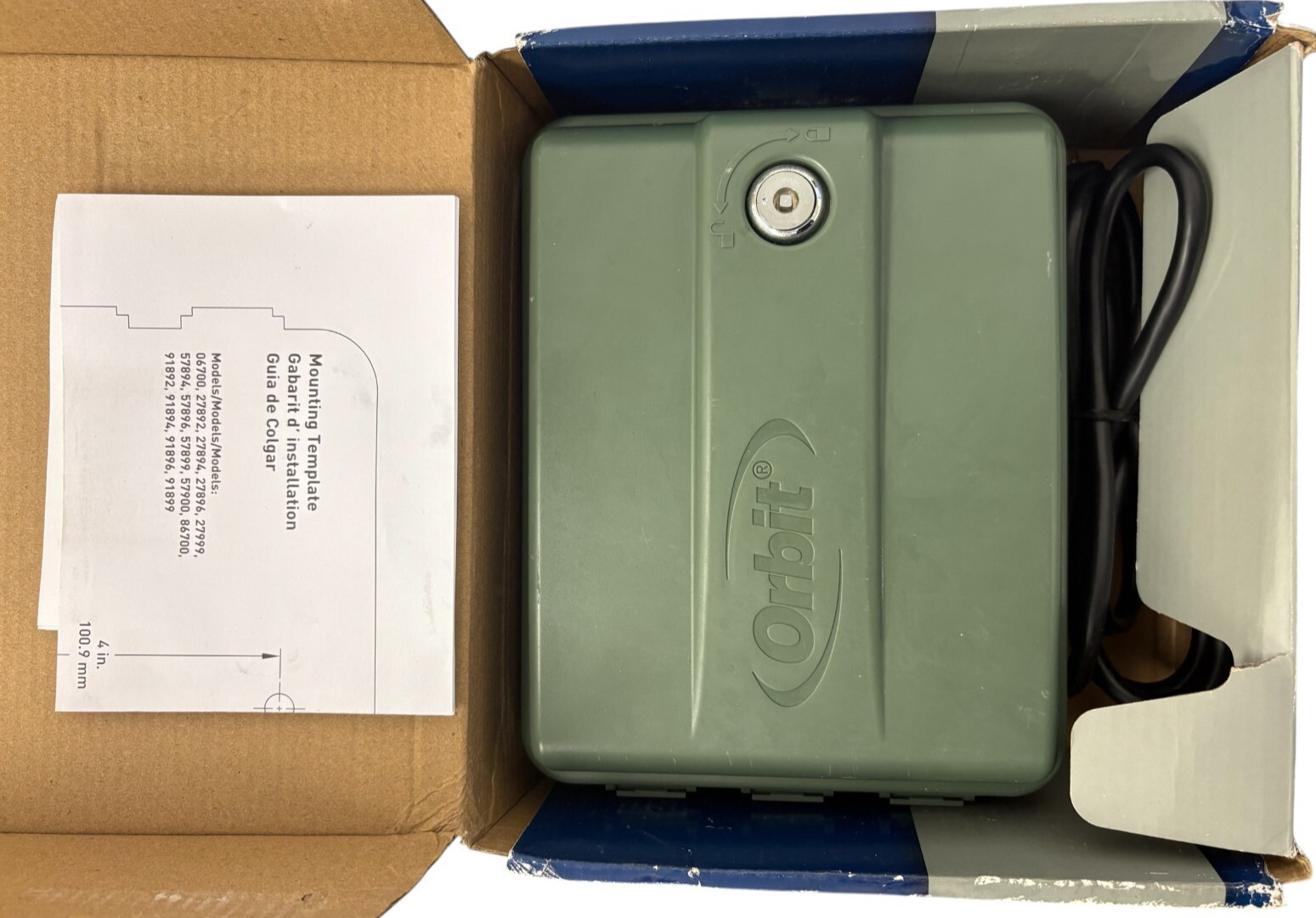 Orbit 57900 Easy Set Logic Indoor / Outdoor 12-Station Sprinkler Timer 12 Zone