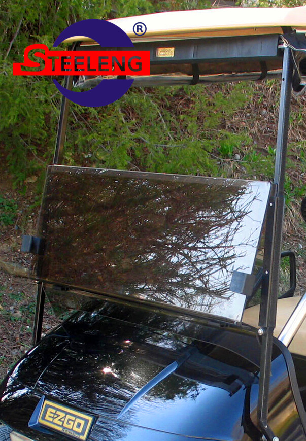 DOT Quality Rated Foldable Tinted Windshield for EZGO TXT Golf Cart (1994-2013)