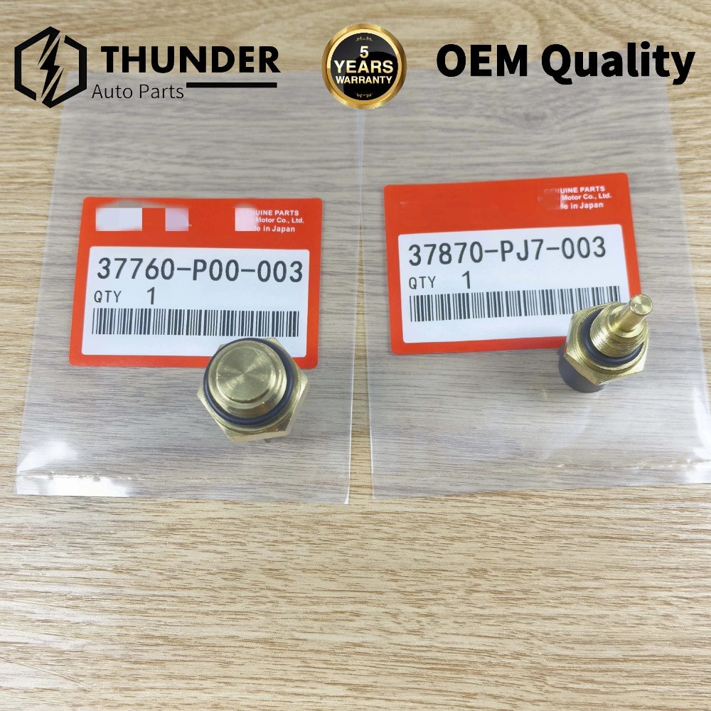 OEM Set of 2 Cooling Fan Switch Coolant Temp Sensor FOR Honda Accord CR-V Civic