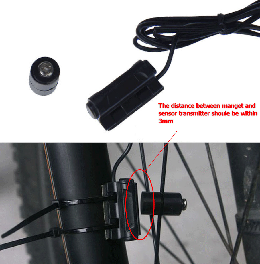 Bike Bicycle SPEEDOMETER Cycle Digital Odometer Computer MPH KMH Waterproof LCD