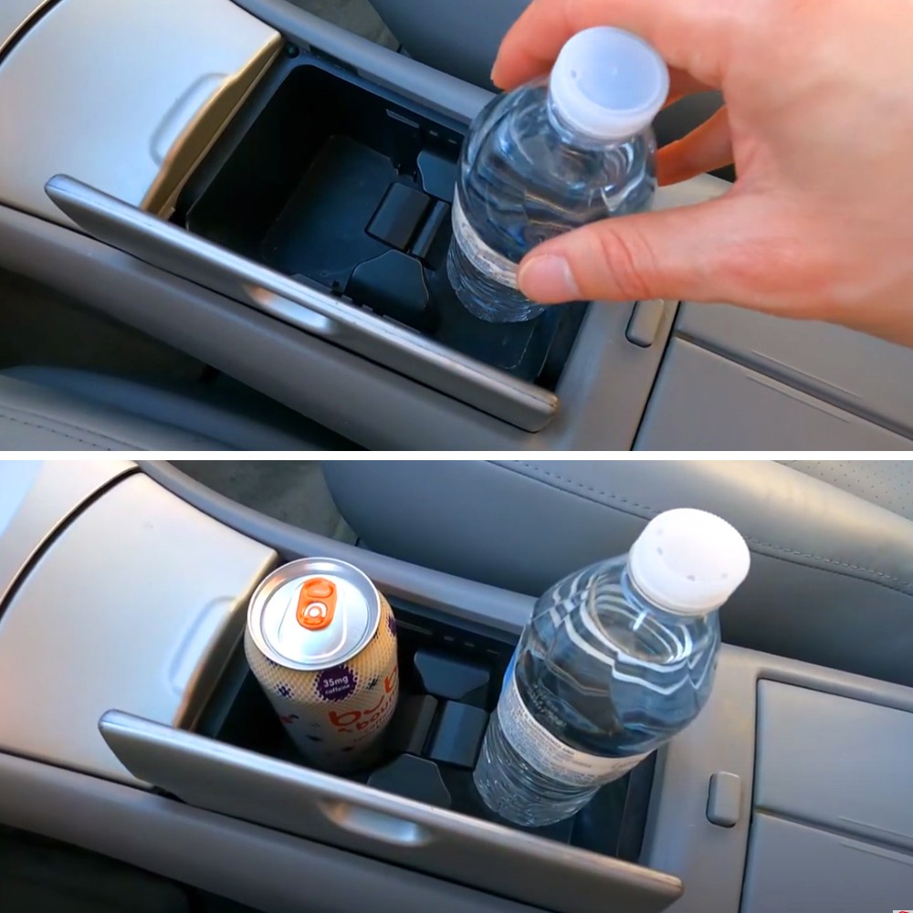 For 2002-2007 Toyota Highlander Center Console Cup Holder Insert Divider Durable