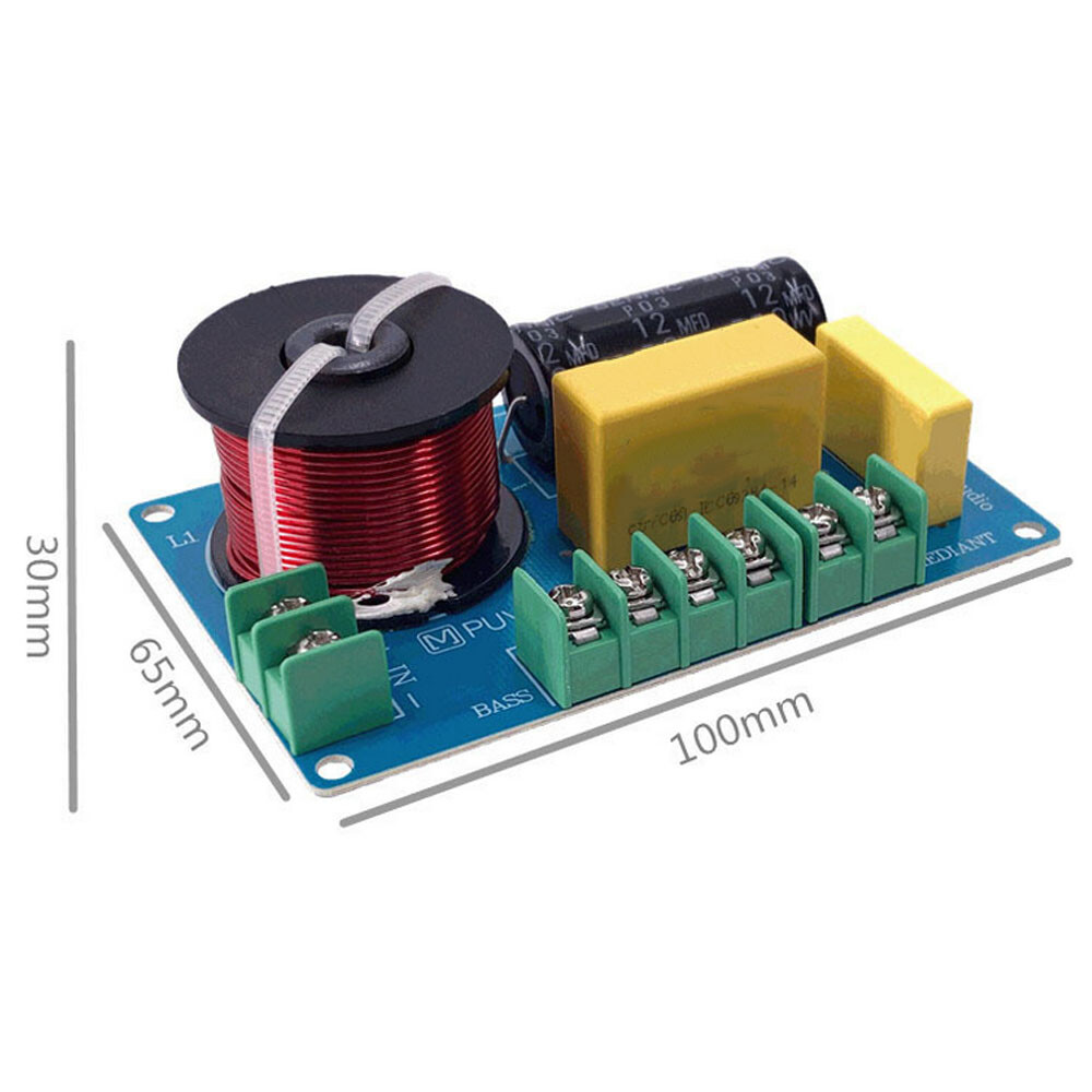 2PCS 3 Way Speaker Crossover PUV-W3 200W Passive Crossover For HiFi Home Audio