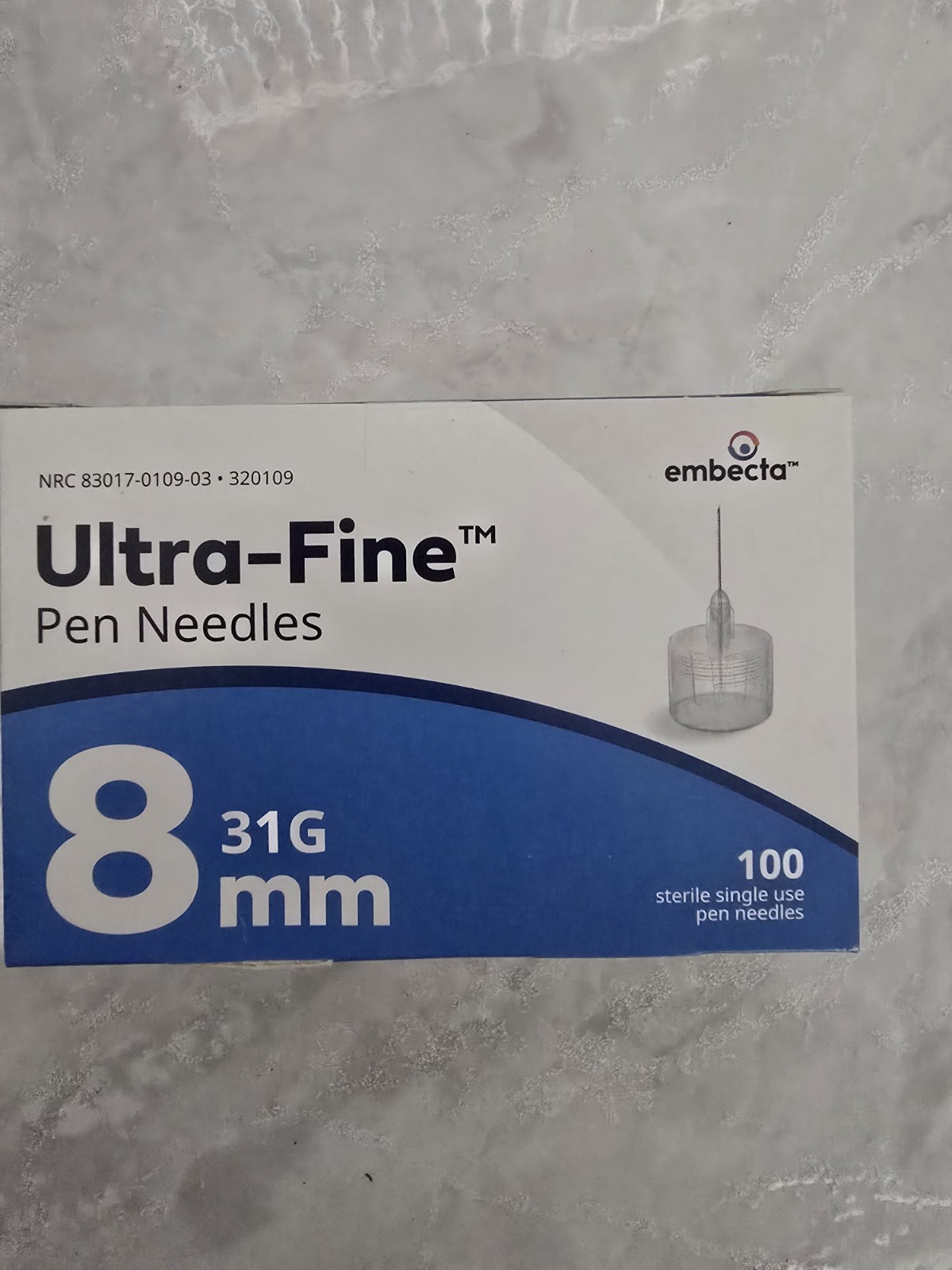 31G X 8mm Pen Tip Full Unopened Box, Universal Fit
