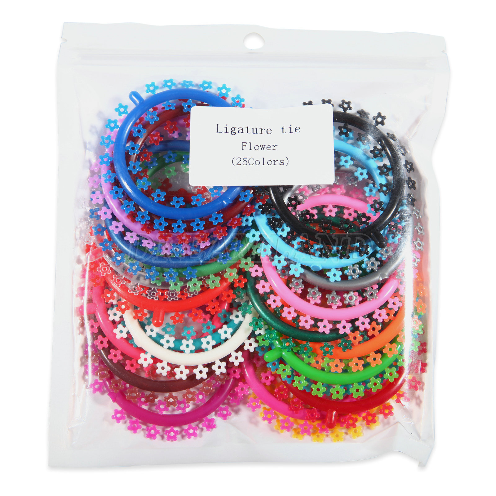 Dental Orthodontic Cartoon Ligature Ties O-Ring Elastic Bands Braces 1000 ties