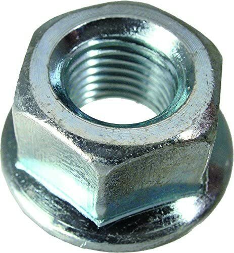 Bicycle Bike Fixed Flange Hub Axle Nut - 3/8" x 26T - Chrome - Set of 2