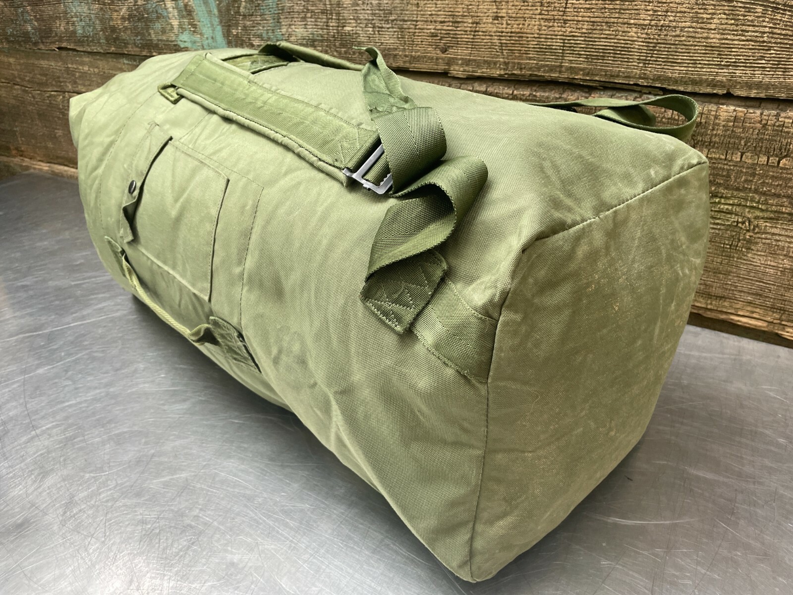 -NEW- US Military Army Duffle Duffel Bag, OD Green, HD Nylon, Top Load