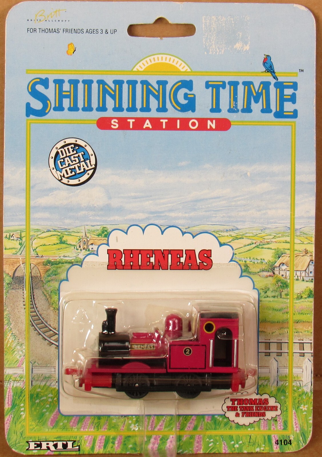 ERTL 4104 - Thomas the Tank Engine & Friends "Rheneas" 1996 NIP