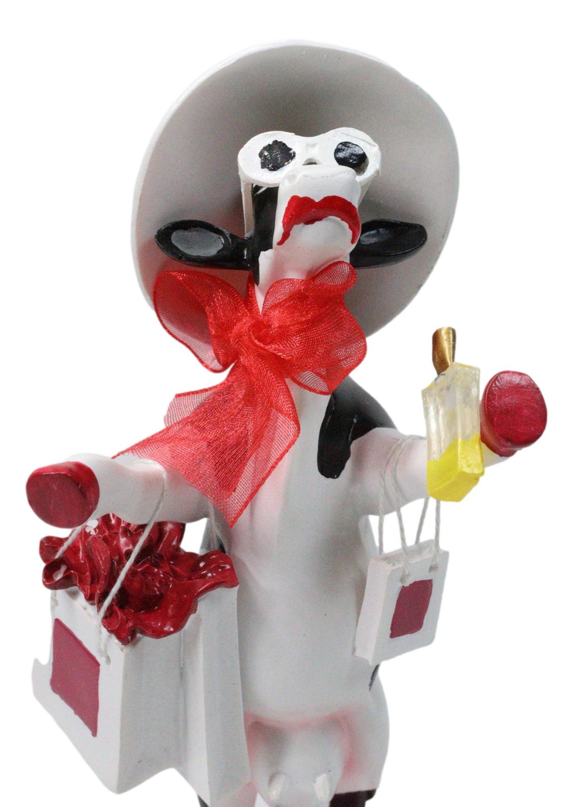 Cow Parade Alphadite Goddess of Shopping Shopaholic Cow Collector's Figurine