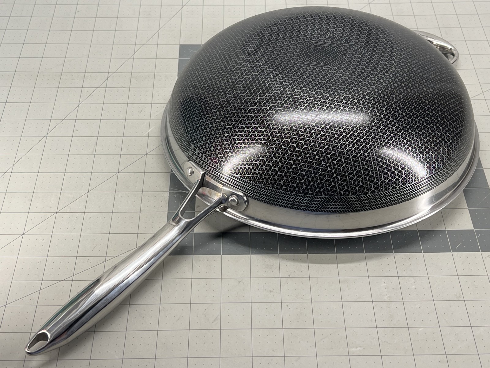 HexClad Hybrid Nonstick 12-Inch Wok Frying Pan (No Lid) - Used!