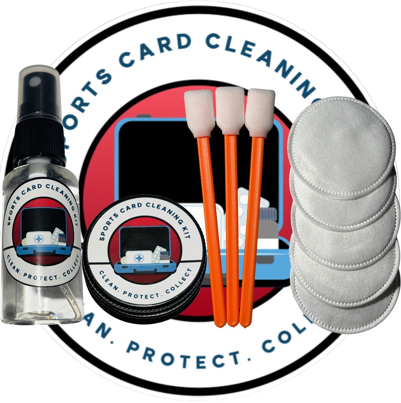 Card Cleaning Kit Spray Polish Centering Grading PSA SGC BGS TCG POKÉMON Panini