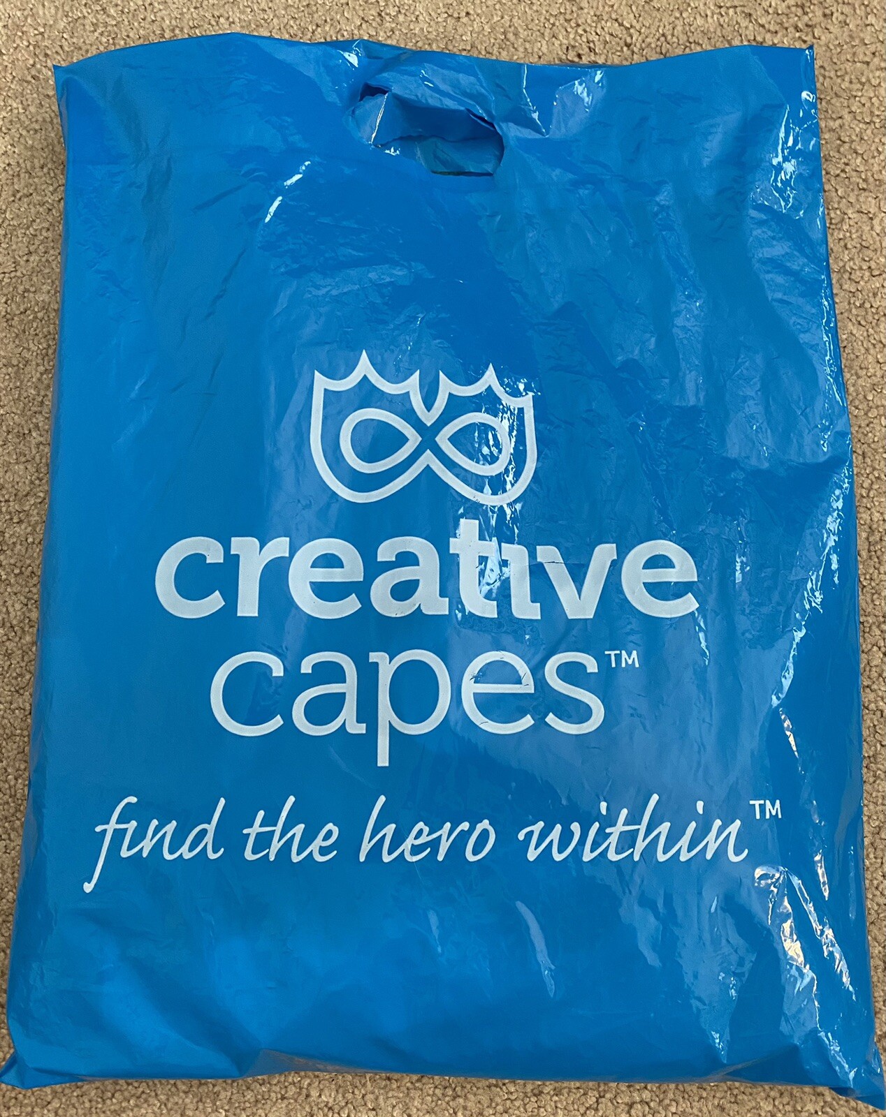 Creative Capes Hero Set Black & Silver W Costume Handmade Boy Girl Dress-up