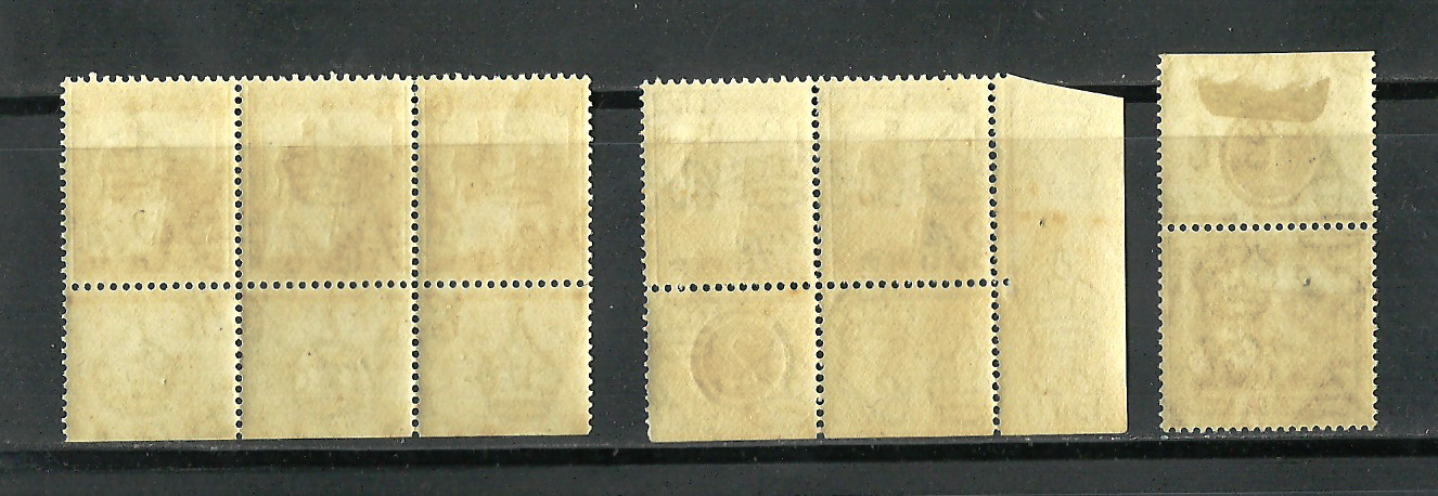 Palestine under British Mandate 1927-32 Sc# 67-70-78 MNH/XF