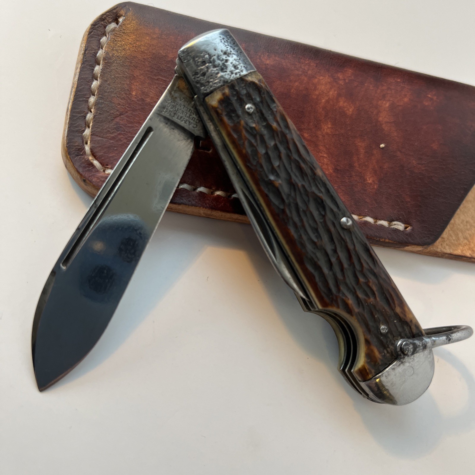 Camillus Navy Utility Knife 4-line Easy Open *1932-1940s