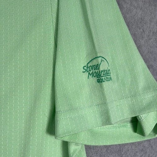 FootJoy Men's XL Green Textured Golf Polo Shirt with Club Logo