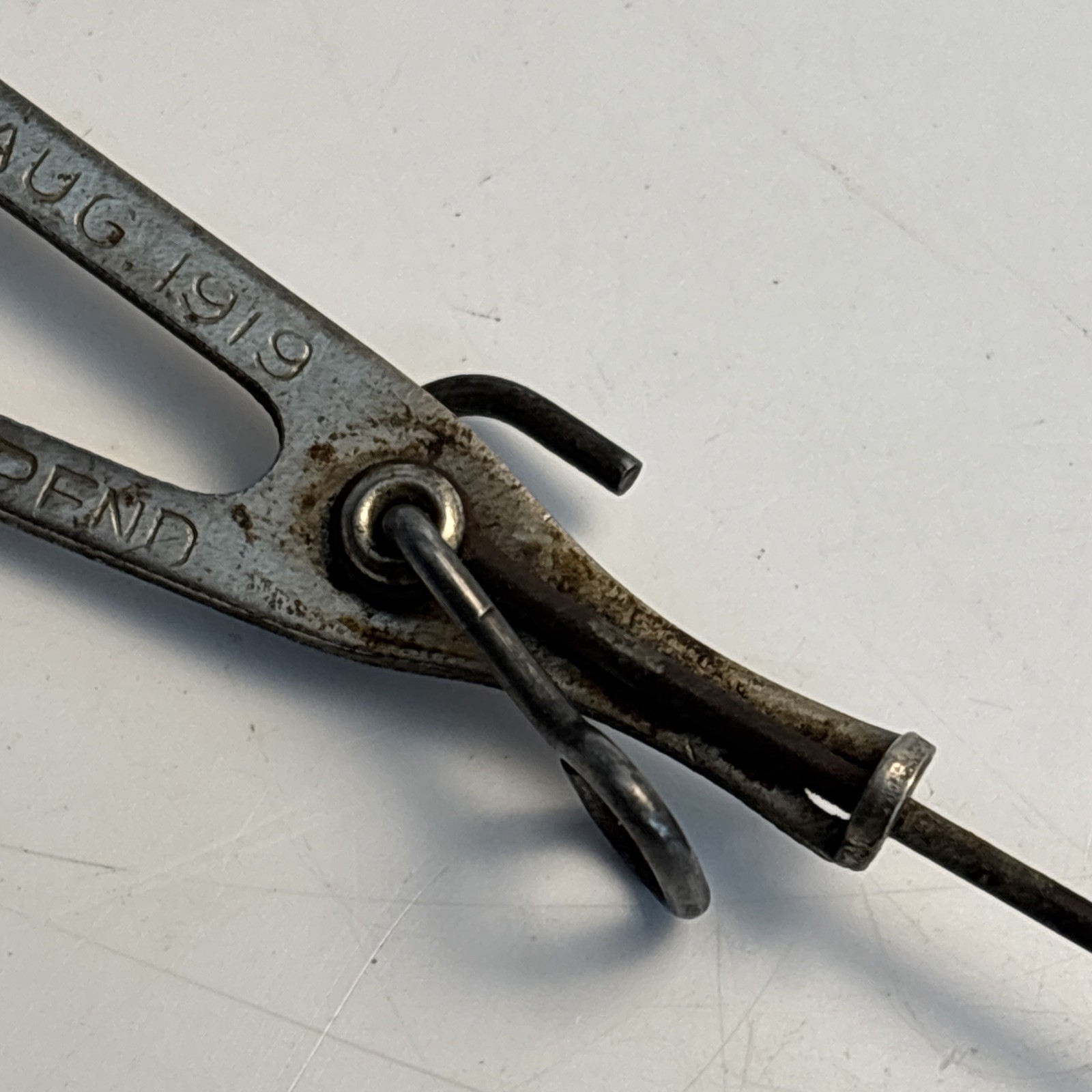 Vintage URICH 1919 Patent Bicycle Tire Puncture Repair Tool Milwaukee WI