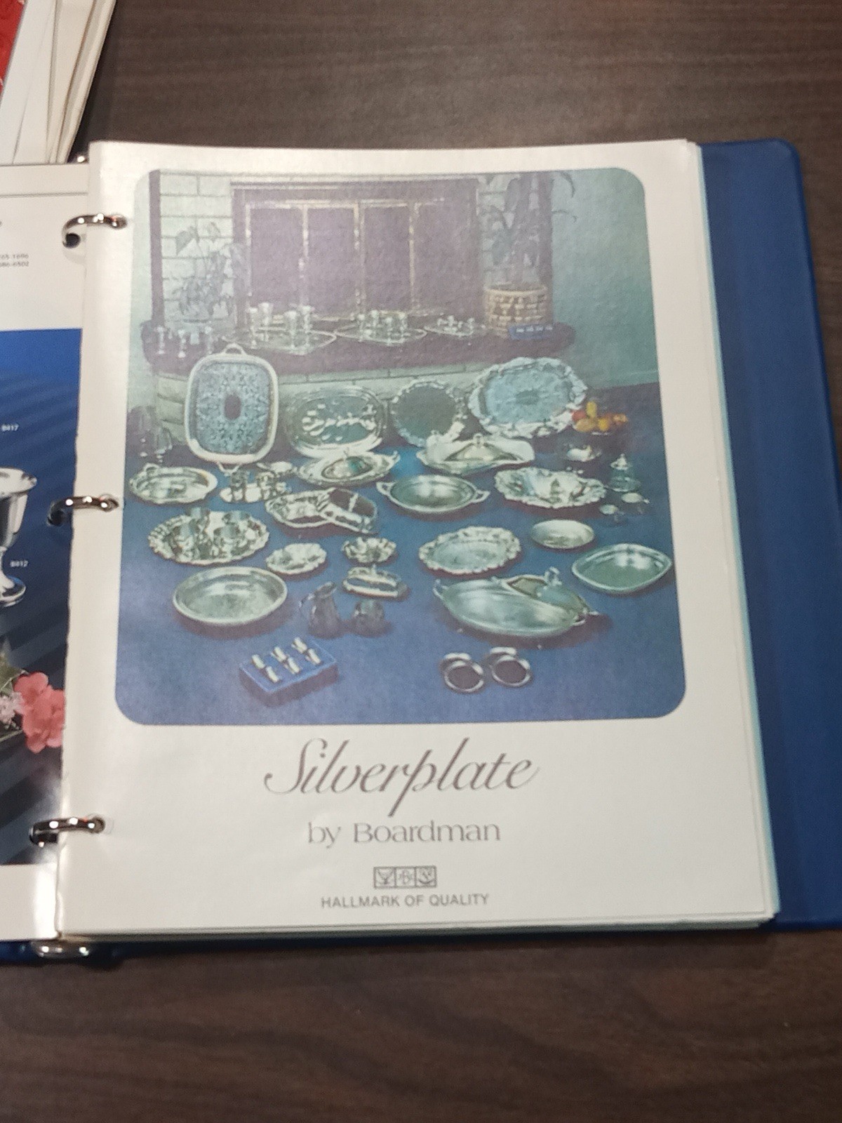 1979 J.C. Boardman Silver Pewter Dealer Catalog Binder Sterling Hollowware
