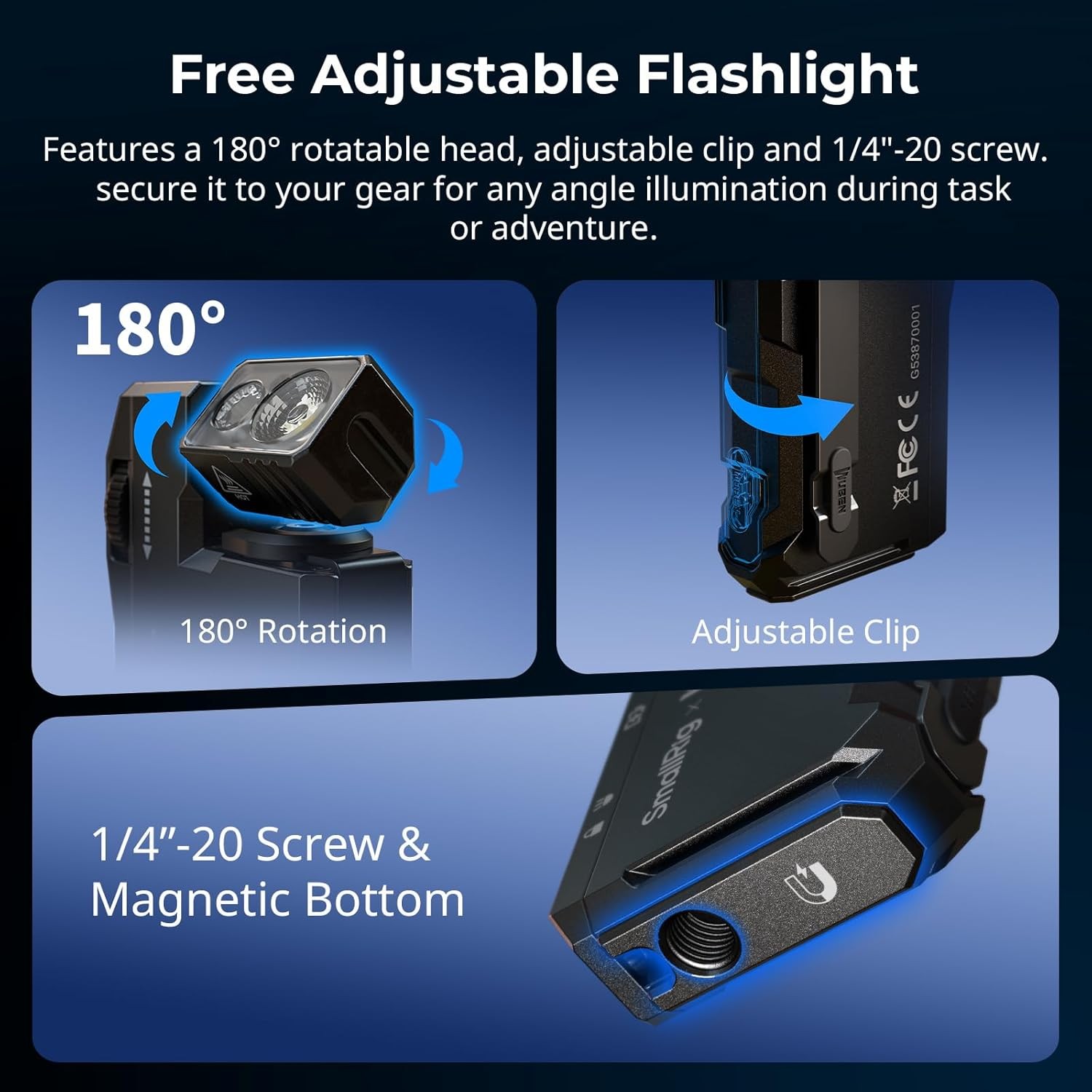 SmallRig Mini EDC Flashlight