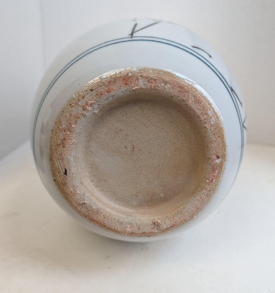 Porcelain Orchid Tall Desktop Chinese Style Flower Vase