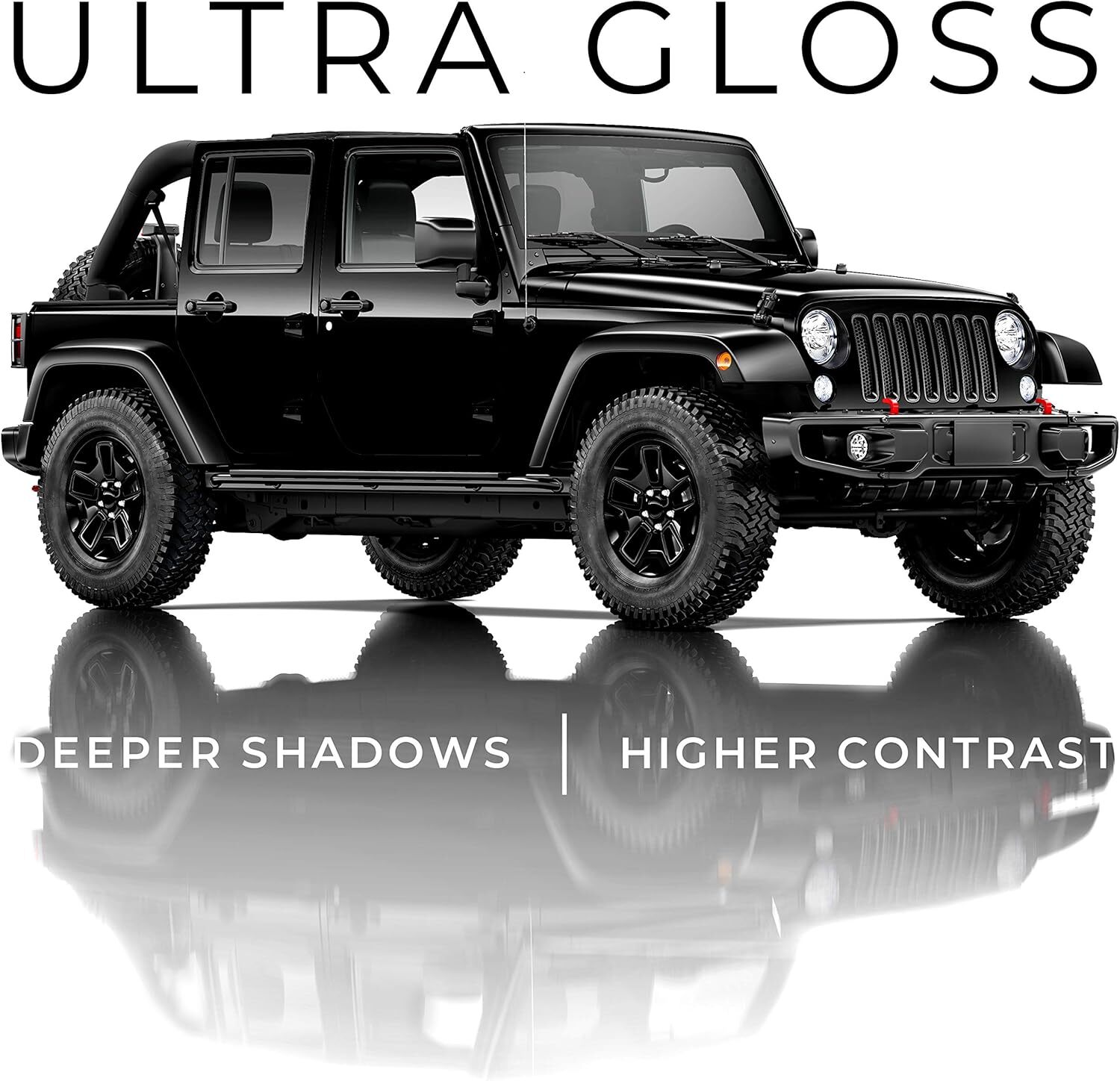 VViViD+ Ultra Gloss Premium Vinyl Car Wrap Film 1ft x 5ft, Piano Black