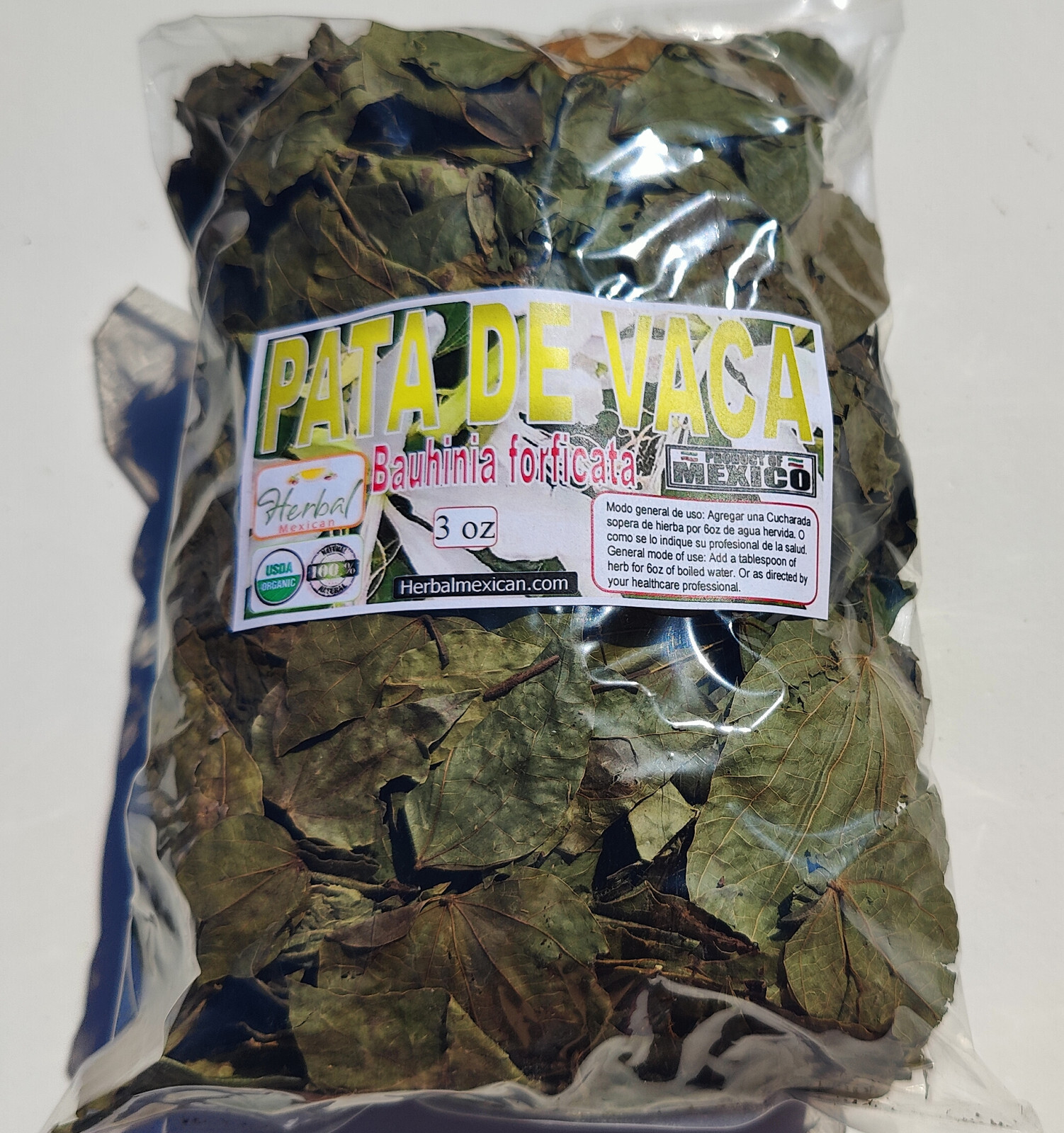 Pata de Vaca - Hojas pata de vaca - cow's foot (Bauhinia forficata)