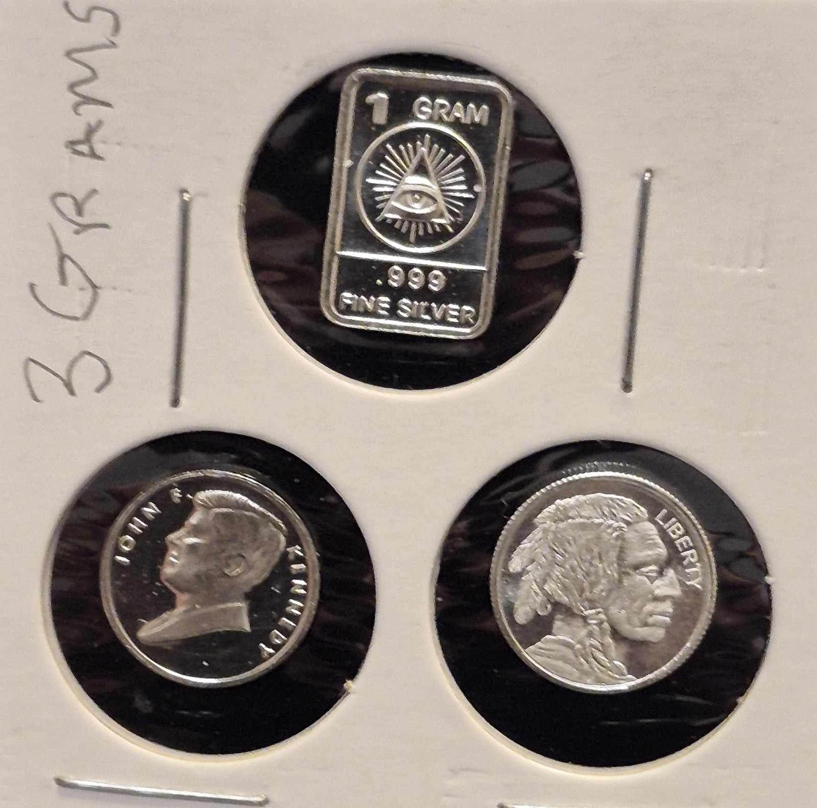 10 Gram Combo Lot - 5 Gram MONARCH Silver Eagle Bar and 5-One Gram Rounds/Bars