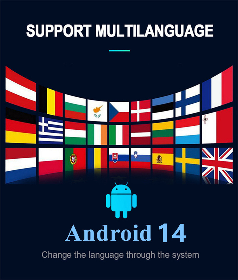 6.86in Touch Screen Car Radio Player USB RDS 4+32G Fit For Fiat 500 2007-2018