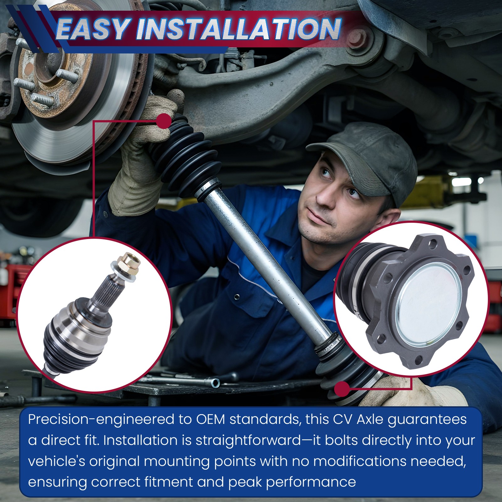 Front Right Side CV Axle Shaft For 1992-2000 Honda Civic 1997-2000 Acura EL